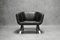 Fauteuil 8080 en Cuir Noir 2