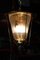 Italienische Deckenlampe aus Messing & Muranoglas von Seguso, 1950er 5