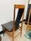 Scandinavian Dining Chairs in Wood and Synthetic Leather, 1960s, Set of 6, Image 8