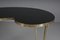 Desk or Dressing Table in Brass and Black Glass, Italy, 1950s 10