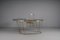 Desk or Dressing Table in Brass and Black Glass, Italy, 1950s 6