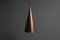 Hammered Copper Cone Pendant Lamp by E.S Horn Aalestrup, Denmark, 1950s 10