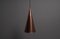 Hammered Copper Cone Pendant Lamp by E.S Horn Aalestrup, Denmark, 1950s 9