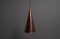 Hammered Copper Cone Pendant Lamp by E.S Horn Aalestrup, Denmark, 1950s, Image 9