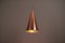 Hammered Copper Cone Pendant Lamp by E.S Horn Aalestrup, Denmark, 1950s 2