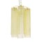 Tronchi Glass Chandelier in Chamomile Yellow, Italy, 1990s 2
