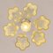 Tronchi Glass Chandelier in Chamomile Yellow, Italy, 1990s 10