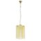 Tronchi Glass Chandelier in Chamomile Yellow, Italy, 1990s 1