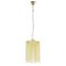 Tronchi Glass Chandelier in Chamomile Yellow, Italy, 1990s, Image 1