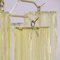 Tronchi Glass Chandelier in Chamomile Yellow, Italy, 1990s 12