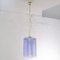 Tronchi Glass Chandelier in Blue Violet, Italy, 1990s, Image 3