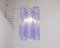 Cortex Chandelier in Blue-Violet Murano glass Tubes, Italy 4