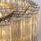 Lámpara de araña grande de cristal de Murano estructurado en gris y ahumado, años 90, Imagen 8