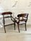 Regency Carved Mahogany Dining Chairs, 1830s, Set of 10 3