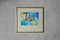 Frideborg Bryth, Animal Scene, Gouache, 1961, Framed, Image 1