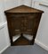 Gothic Shelved Corner Cupboard with Under-Tier in Oak, 1920s, Image 1