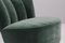 Swedish Cabinetmaker Cocktail Chair with Velvet, 1940s, Image 5