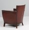 Lounge Chair and Ottoman by Otto Schulz, 1940s, Set of 2 10