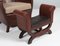 Lounge Chair and Ottoman by Otto Schulz, 1940s, Set of 2, Image 5