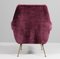 Fauteuil Mid-Century Moderne en Velours par Gigi Radice pour Minotti, Italie, 1950s 6