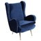 Mid-Century Modern Italian Armchair in Velvet by Gigi Radice for Minotti, 1950s, Image 1