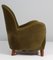 Armchair with Green Velvet by Georg Kofoed, Denmark, 1940s 7