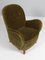 Armchair with Green Velvet by Georg Kofoed, Denmark, 1940s 2