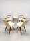 Mid-Century Dutch Dining Chairs J. van Os Culemborg, 1950s, Set of 5 1