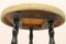 Art Deco Wood and Brass Round Side Table, Bohemia, 1930s 15