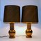 Italian Ceramic and Copper Table Lamps by Bergboms for Bitossi, 1960s, Set of 2 3