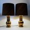 Italian Ceramic and Copper Table Lamps by Bergboms for Bitossi, 1960s, Set of 2 6