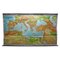 Vintage Mural Map Mediterranean Sea Near East Countries Rollable Wall Chart, 1970s 1