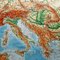 Poster murale vintage con mappa dei paesi mediterranei, anni '70, Immagine 5