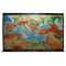 Vintage Rollable Map Mediterranean Countries Wall Chart Mural Poster, 1970s 1