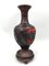 Mid-20th Century Vase in Cinnabar Lacquer in Red and Black Brass, China 2