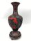 Mid-20th Century Vase in Cinnabar Lacquer in Red and Black Brass, China 3