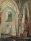 Martin Dobuin, Double-Sided Church Interior, 1941, Oil on Canvas 2
