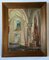 Martin Dobuin, Interno di una chiesa bifacciale, 1941, Olio su tela, Immagine 1