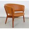 ND83 Lounge Chair in Teak and Cognac Aniline Leather by Nanna Ditzel, 1970s, Image 10