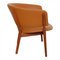 ND83 Lounge Chair in Teak and Cognac Aniline Leather by Nanna Ditzel, 1970s 2