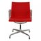 Sedia EA-108 in tessuto Hopsak rosso di Charles Eames per Vitra, inizio XXI secolo, Immagine 1