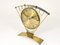 Mid-Century Atlanta Sunburst Brass Clock, 1950s 18