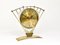 Mid-Century Atlanta Sunburst Brass Clock, 1950s 2