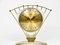 Mid-Century Atlanta Sunburst Brass Clock, 1950s 11