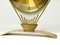 Mid-Century Atlanta Sunburst Brass Clock, 1950s, Image 14