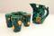 Set brocca e bicchieri in ceramica di Ceramiche Pucci, anni '50, Immagine 1