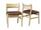 BM1 Chairs in White Oiled Oak and Leather by Børge Mogensen for C.M. Madsen, 1960s, Set of 6 11
