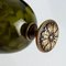 Cuenco cubierto con forma de pera de cristal de Murano verde caqui, Cenedese, Italia, Imagen 5