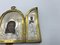 19th Century Silver Triptych Travelling Icon of St Alexandra and St Peter, Image 2