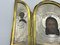 19th Century Silver Triptych Travelling Icon of St Alexandra and St Peter 6